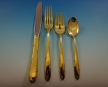 Madeira Gold by Towle Sterling Silver Flatware Set For 8 Service Vermeil - £1,938.83 GBP