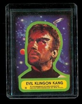 Vintage 1976 Topps Paramount Star Trek Sticker Evil Klingon Kang #20 - $239.51 MXN