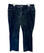St. John&#39;s Bay Womens SIze 18P Black Straight Leg 5 Pkt Soft Stretch Jeans - €14,60 EUR