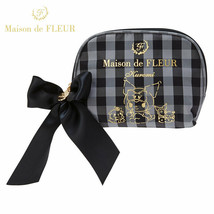 Maison De Fleur x SANRIO Kuromi Meson Tissue pouch BLACK Official - £71.27 GBP