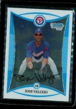 2008 Bowman Chrome Prospects Baseball Card BCP215 JOSE VALLEJO Texas Ran... - £7.61 GBP