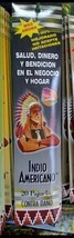 3X  INDIO AMERICANO INCENSE INCIENSO CONTRA DANO - 3 BOXES OF 20 STICKS ... - $16.82