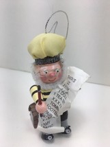 Hersheys Elf with Santas List Christmas Ornament 1998 - £9.99 GBP