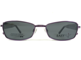 EasyFlip Eyeglasses Frames MOD O073 80 Purple with Clip On Lenses 52-18-135 - £43.97 GBP