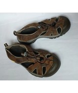 KEEN Womens Brown Leather Sandal Size 8 Hiking Shoes Waterproof U8 - $18.12
