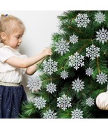 36Pcs Christmas Glitter Snow Flakes Decoration Xmas Tree Snowflake Ornam... - €6,60 EUR 36Pcs Christmas Glitter Snow Flakes Decoration Xmas Tree Snowflake Ornam... - €6,60 EUR