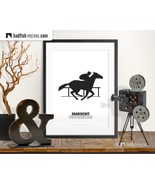 Seabiscuit Print, Alternative Movie Poster, Minimal, Jockey, Race Horse,... - $10.00+