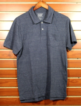 Men&#39;s Old Navy Tri Blend Polo Shirt Cotton Blend Jersey Pocket Polo Navy... - $11.86