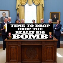 Elon Musk TIME TO DROP THE REALLY BIG BOMB Trump Musk Epstein Decal/Magnet - €3,40 EUR+