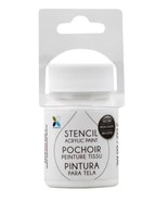 Momenta Stencil Acrylic Paint, White, 2 Fl. Oz. - $3.79