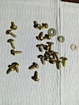 Vintage CRAIG H300 AM/FM Stereo 8-Track Receiver Brass Screws(22) And Washers(6) - £9.56 GBP