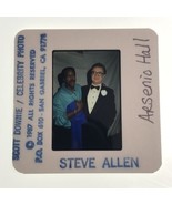 1987 Steve Allen &amp; Arsenio Hall Celebrity Color Photo Transparency Slide... - $9.49