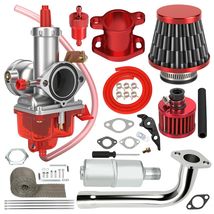 Carburetor Exhaust Muffler Stage 2 Kit For Predator 420cc 301cc GX340 GX... - €94,41 EUR