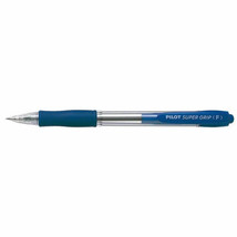 Pilot BPGP Super Grip Retractable Fine Pen 12pcs - Blue - £50.45 GBP