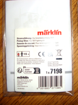 MARKLIN HO  7198 PICK-UP SHOE KIT FOR 7077 INTERIOR LIGHTING   NEW - $149.39 MXN