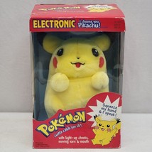Pokemon Electronic Talking LightUp I Choose You Pikachu 1999 Nintendo Ha... - $87.07
