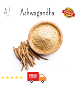 Premium Organic Ashwagandha Ground Dried Root Withania Somnifera اشواجندا - $292.21 MXN+