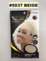 Qfitt Make Your Own Wig Span Dome Style Wig Cap # 5037 Beige Color - £1.67 GBP