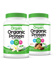 Organic Vegan Protein Powder, Chocolate Peanut Butter (21G Protein) and Vanilla - £62.63 GBP
