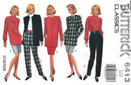 Misses COORDINATES Vintage 1992 Butterick Pattern 6413 Sizes 6-8-10 UNCUT - $12.00