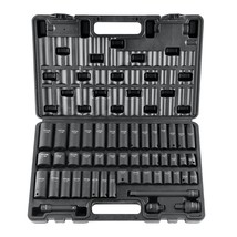 VEVOR 3/8" Drive Impact Socket Set, 48 Piece Socket Set SAE (5/16" -3/4") & Metr - $2,036.51 MXN