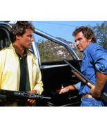 The Fall Guy TV Lee Majors Douglas Barr hold rifles by Colt&#39;s truck  16x20 - $467.16 MXN