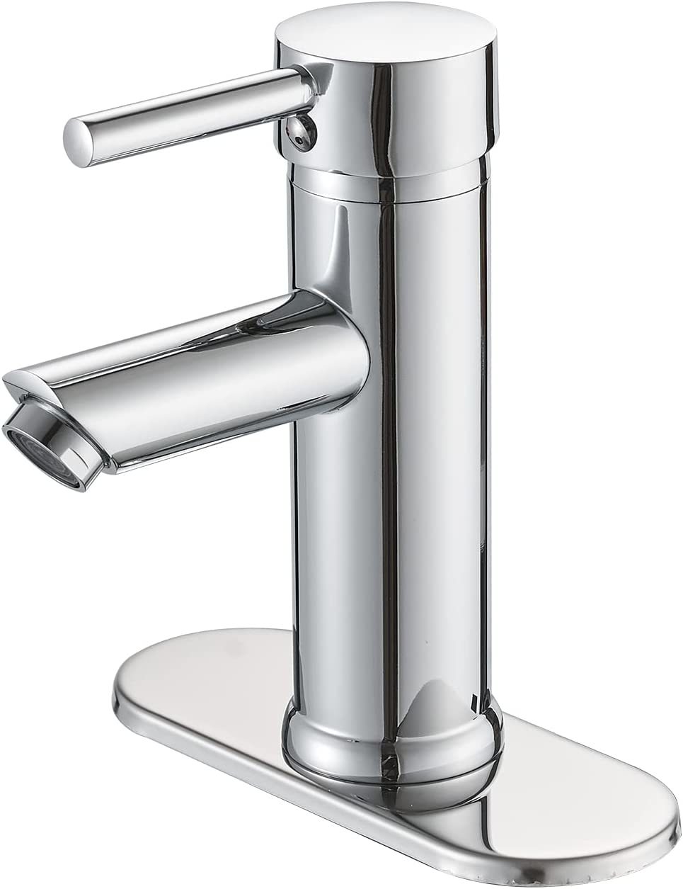 Greenspring Bathroom Sink Faucet Chrome Single Handle One Hole Commercia... - $38.99