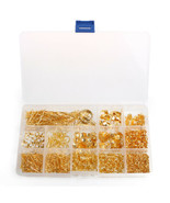 760Pcs Jewelry Making Findings Supplies Kit Clasps DIY Necklace Earring ... - $12.33