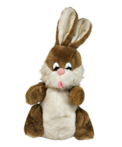 Vintage 1979 Daekor Potbelly Bunny Rabbit Brown + White Stuffed Animal Plush - £113.14 GBP