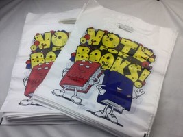 50 New 14x17” Plastic Bag School House Rock Reading Library Vote For Books - $24.73