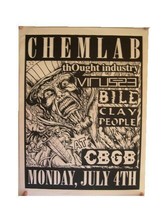 Chemlab Poster Allen Jaeger Jr. Jr Artist Silkscreen - £143.66 GBP