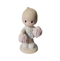 Precious Moments Figurine Cheers to the Leader 104035 girl Cheerleader - £13.07 GBP