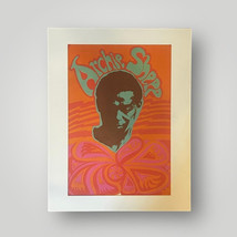 Psychédélique Art Archie Shepp Jazz Saxophoniste Saxophone Affiche 1960&#39;s - $323.12