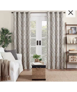 Eclipse Ambiance Lattice Draft Stopper Grommet Panel Curtain 50in x95in ... - $841.85 MXN