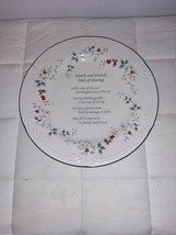 Phaltzgraff Decorative Plate Winterberry &quot;Family and Friends&quot; Sharing 12&quot; - $335.29 MXN