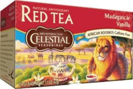 Celestial Seasonings Madagascar Vanilla Roobios Red Tea (6 Boxes) - £19.74 GBP