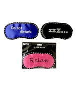 3-Pack Satin Sleep Masks, Unisex, Microfiber Padded, Ideal for Relaxatio... - $184.99 MXN