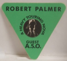 ROBERT PALMER - VINTAGE ORIGINAL CONCERT TOUR CLOTH BACKSTAGE PASS *LAST... - $10.00