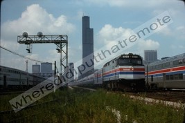 Original Slide Amtrak AMTK 226 EMD F40PH 16th St. Chicago ILL 8-76 - £14.04 GBP