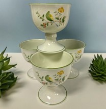 Set of 4 Vintage Noritake Lineage Versatone China Goblets 5” Pedestal Bo... - £30.92 GBP