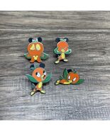 Disney Lot of 4 Orange Bird Trading Pins KG JD - $13.86 CAD