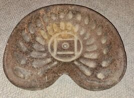 Antique Metal Tractor Implement Seat Steel Farm Country Decor Display - $54.99