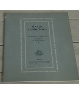 Nice Vintage Program Booklet From An Album Collection, Wanda Landowska - $2.96
