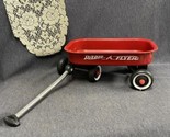 Radio Flyer Kids Little Red Wagon Working Handle 12.5x7.5” Metal Toy Sma... - £14.24 GBP