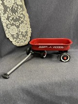 Radio Flyer Kids Little Red Wagon Working Handle 12.5x7.5” Metal Toy Sma... - £14.02 GBP