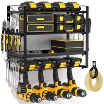 Power Tool Organizer Wall Mount, Heavy Duty Drill Holder, Garage Tool Organizer  - £50.82 GBP