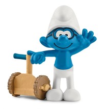 Schleich Smurfs, Collectible Retro Cartoon Toys for Boys and Girls, Segway Smurf - £10.44 GBP