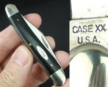 old CASE XX knife 22087 black DOUBLE BLADE antique estate sale - $46.99