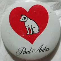 Vintage PAUL ANKA RCA Nipper Dog 2-1/4&quot;  Pinback Button - £5.55 GBP