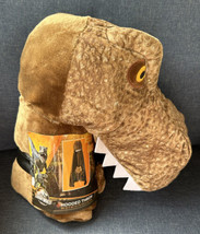 Jurassic World PLUSH Hooded Blanket 30&quot; X 50&quot; Dinosaur Throw Hand Pockets NWT - £22.32 GBP